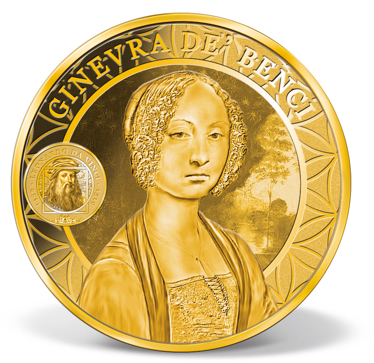 „Leonardo da Vinci” – 6 złotych monet (1/200 oz.)